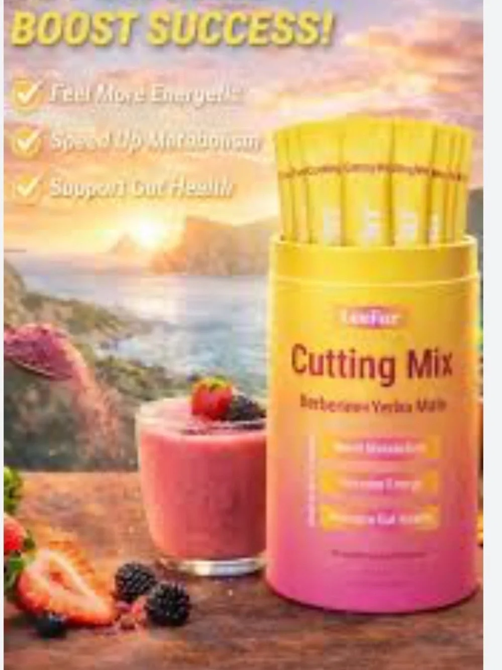Yellow Cutting Mix - Berberine + Yerba Mate (2)